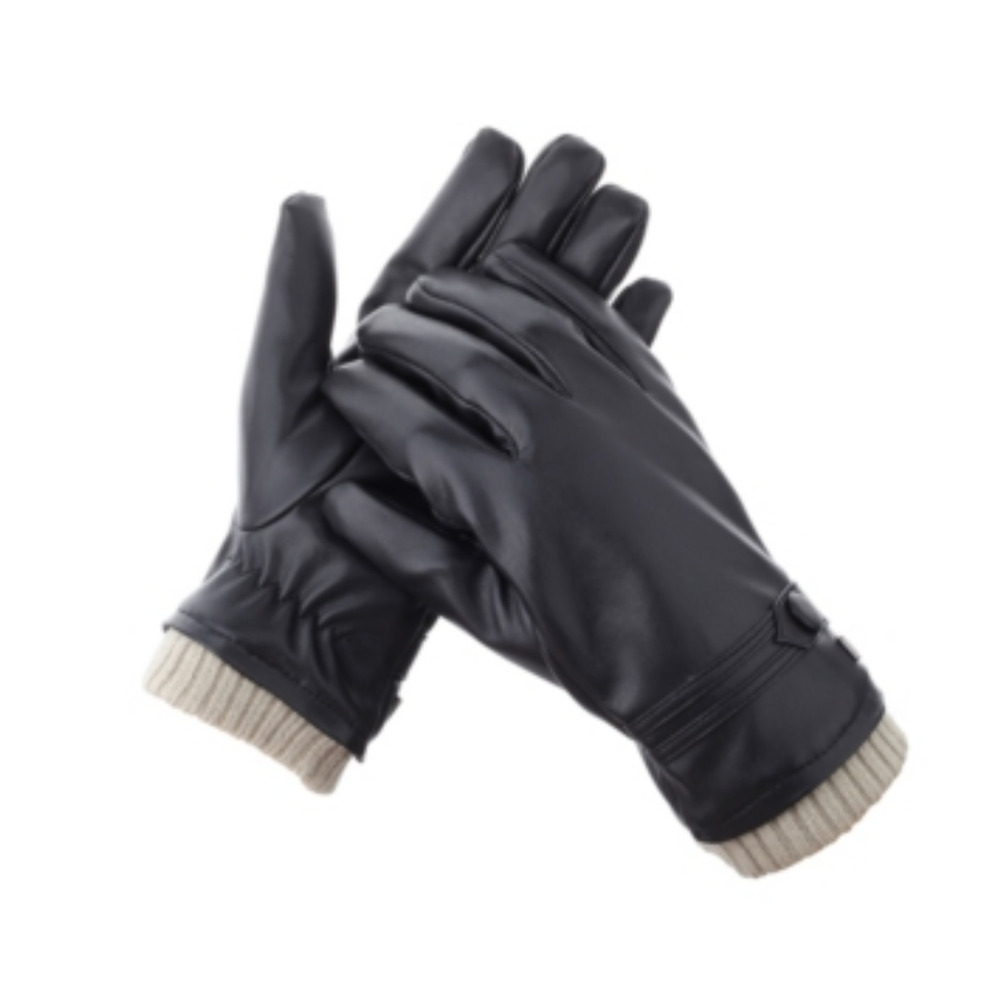 Gallery Seven Men Touchscreen Winter Gloves Black Size M
